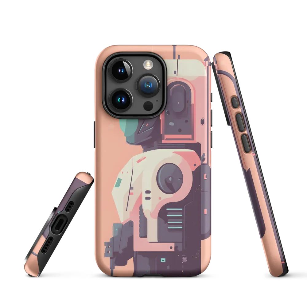 Futuristic Astronaut Bot | Phone Case |  15 Pro | Tough Case | Matte
