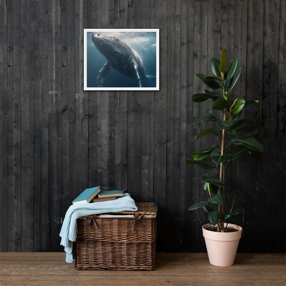 Graced by the Depths | Canvas with White Frame | 16″×20″