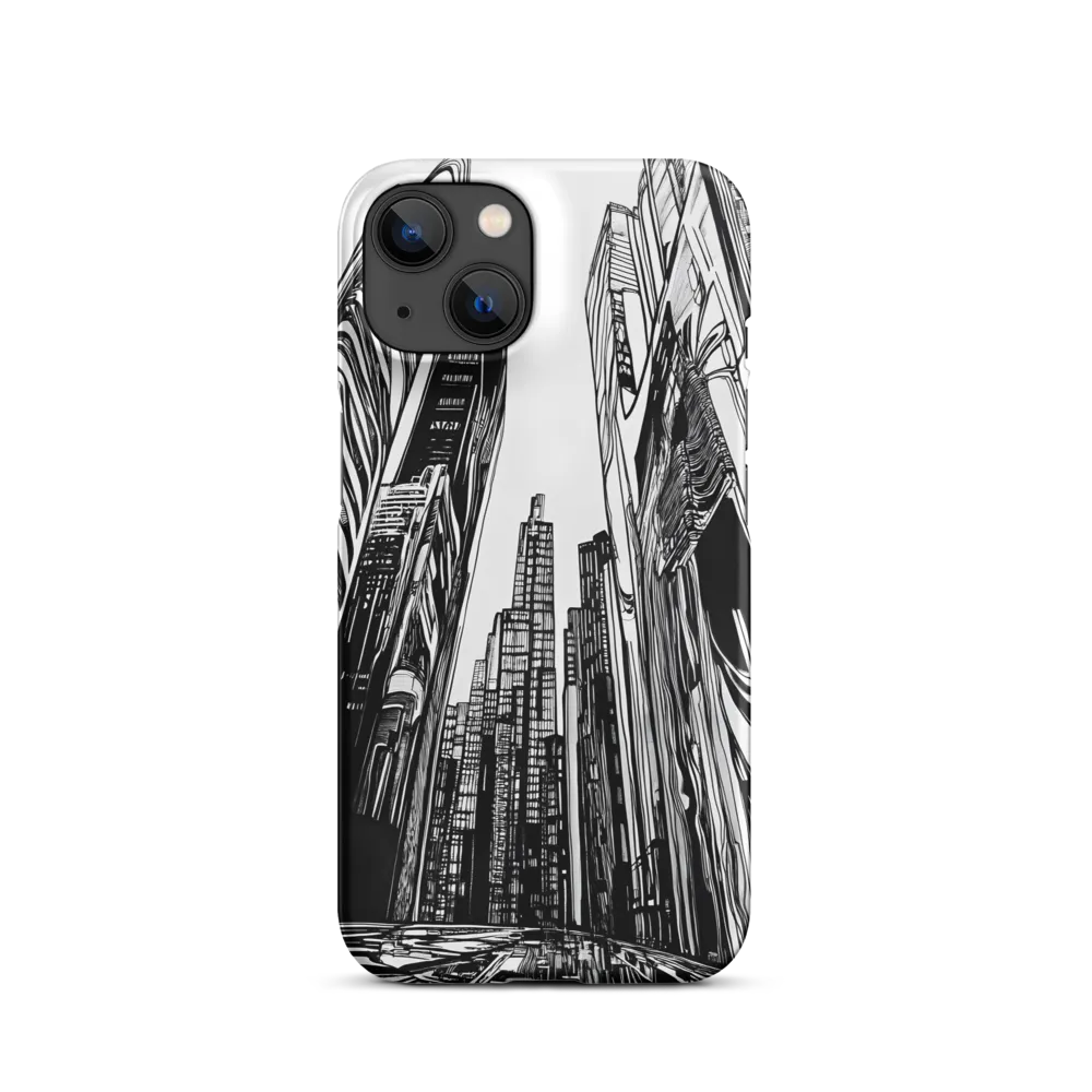 Urban Echoes: A Line Art Journey