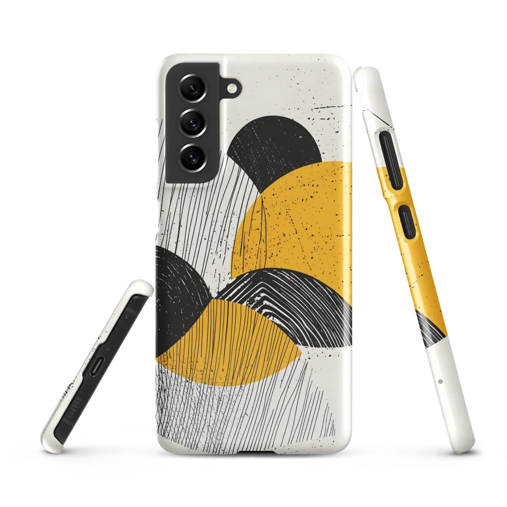 Dynamic Harmony in Black and Yellow