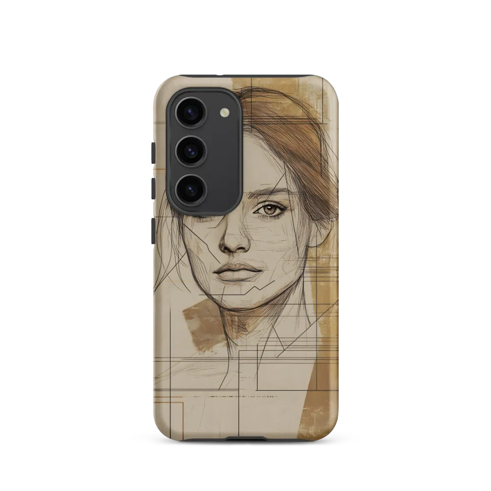 Geometric Elegance: A Modern Portrait