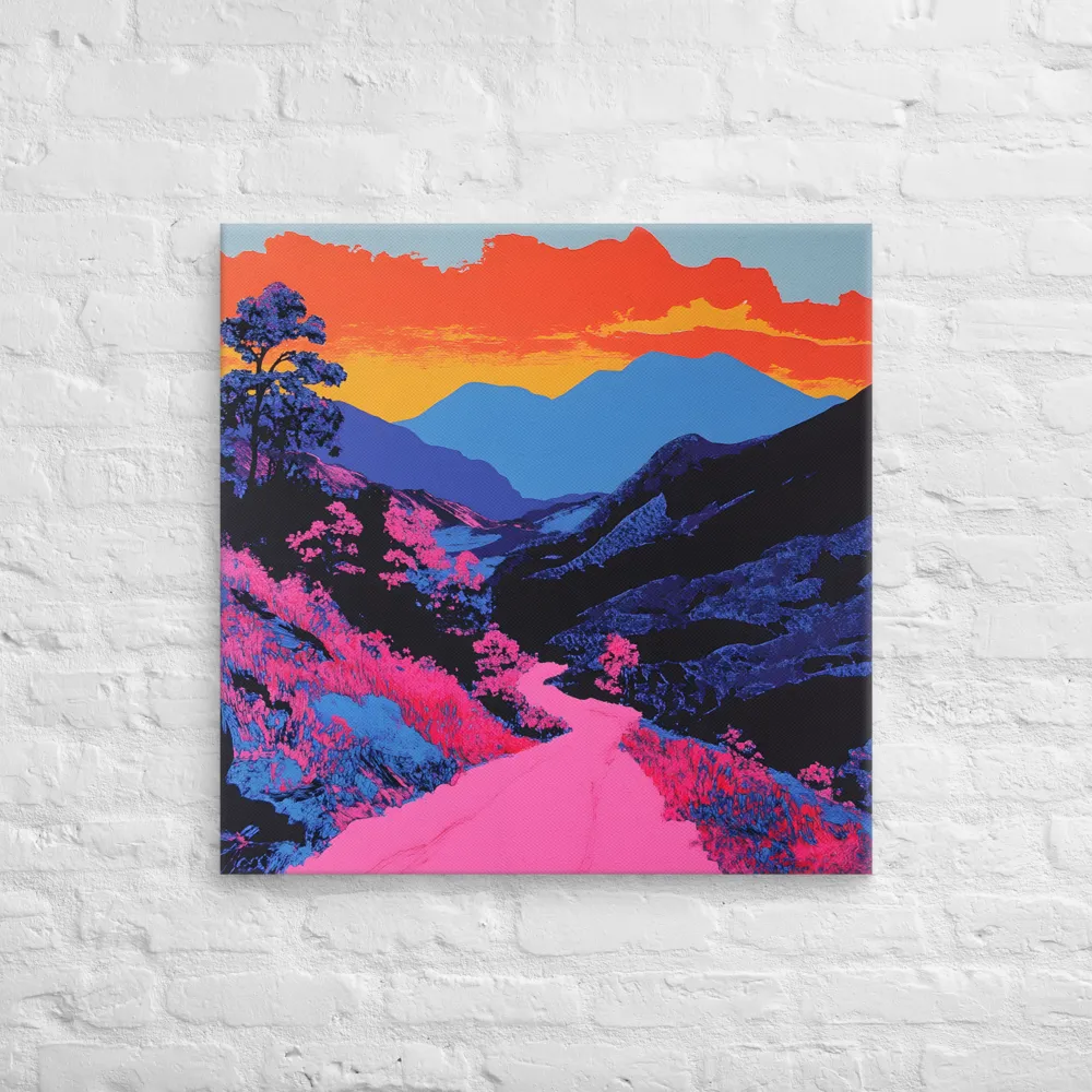 Ethereal Landscape in Vivid Hues | Art Print