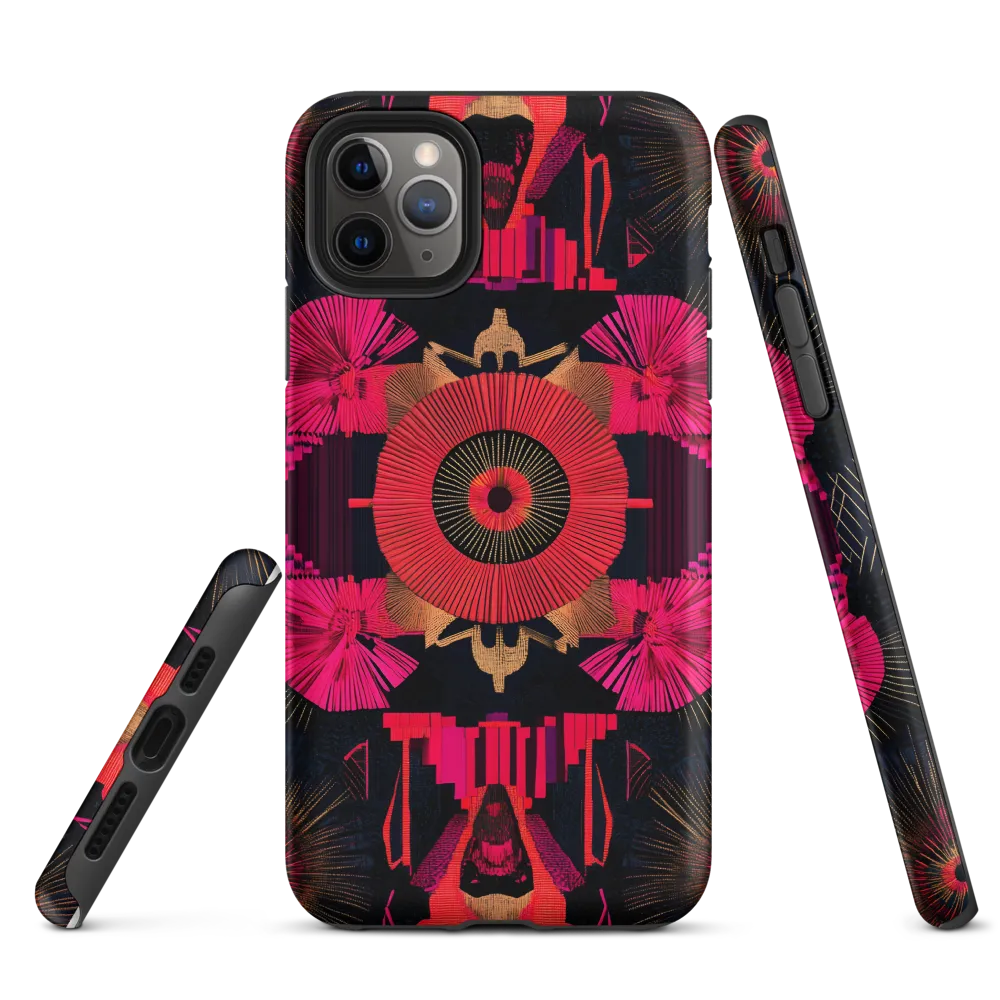 Dynamic Geometric Symphony | Phone Case |  11 Pro Max | Tough Case | Matte