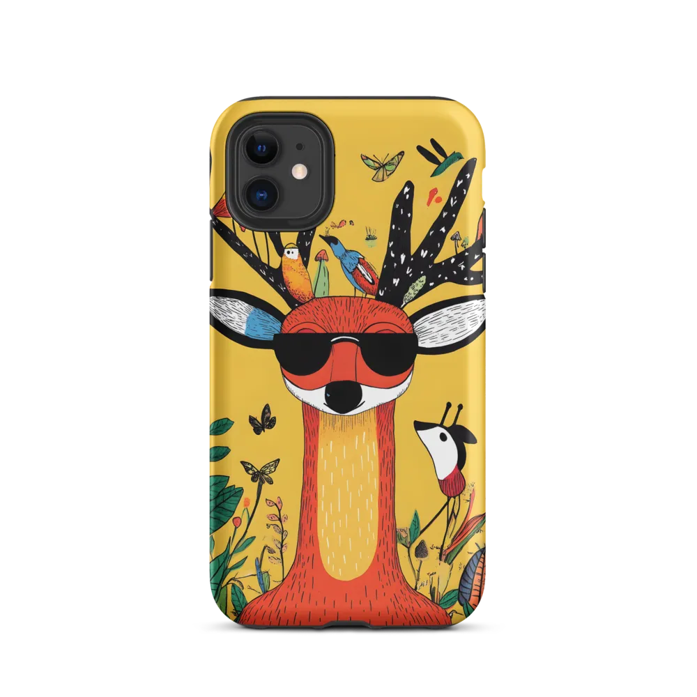 Playful Deer with Sunglasses