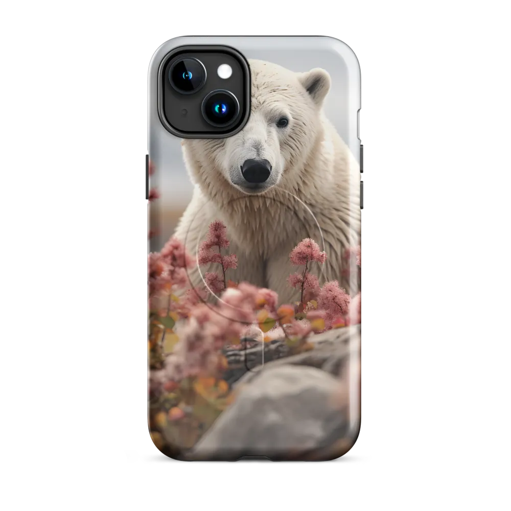 Curiosity Among Blooms: The Polar Bear