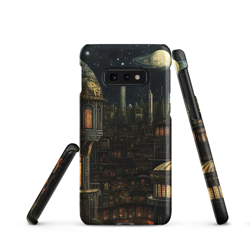 Celestial Enigma: A Surreal Cityscape
