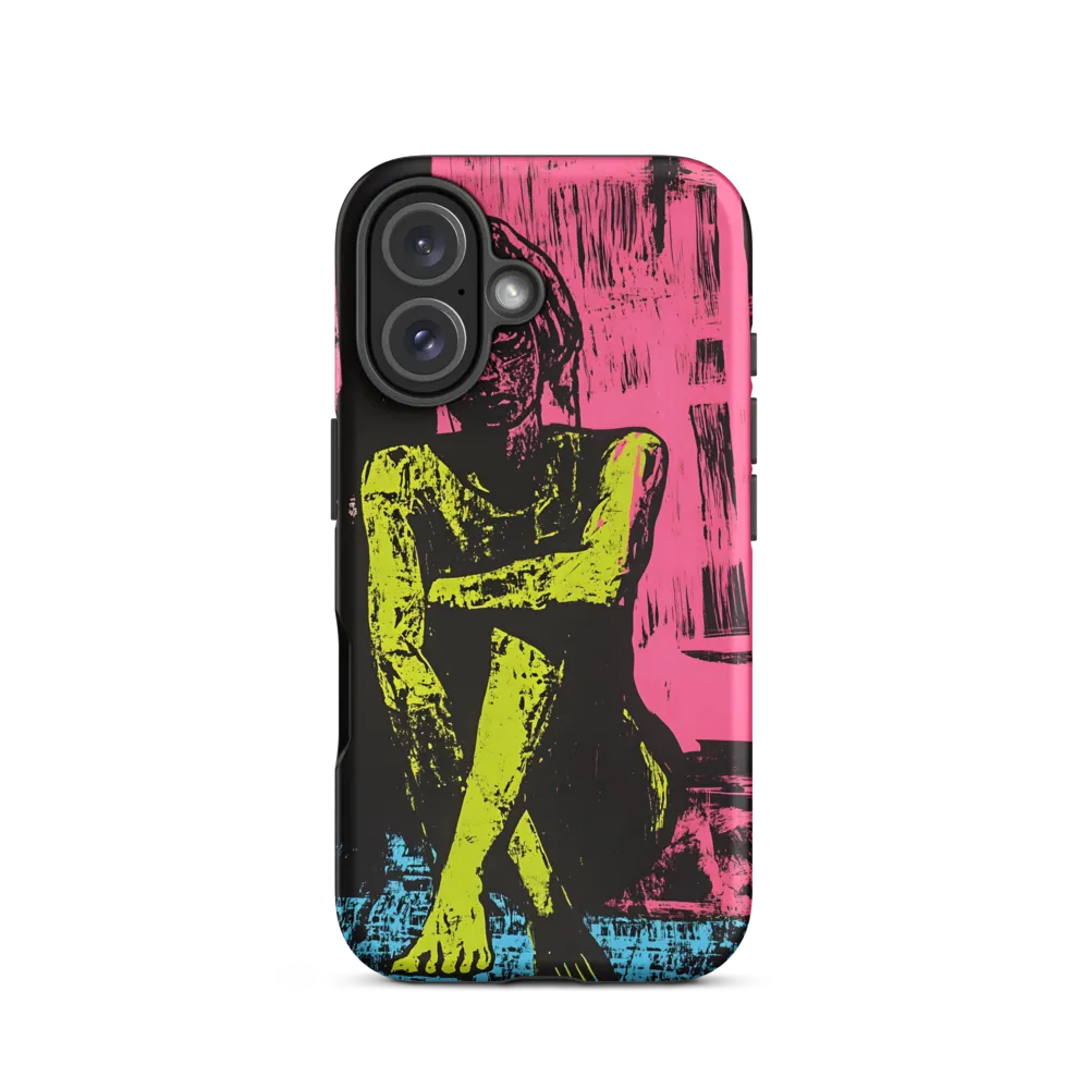 Contemplation in Neon | Phone Case