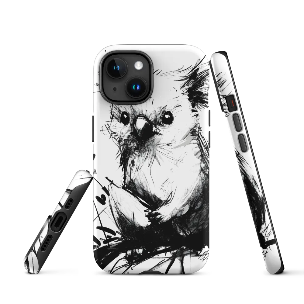 Whimsical Koala in Ink