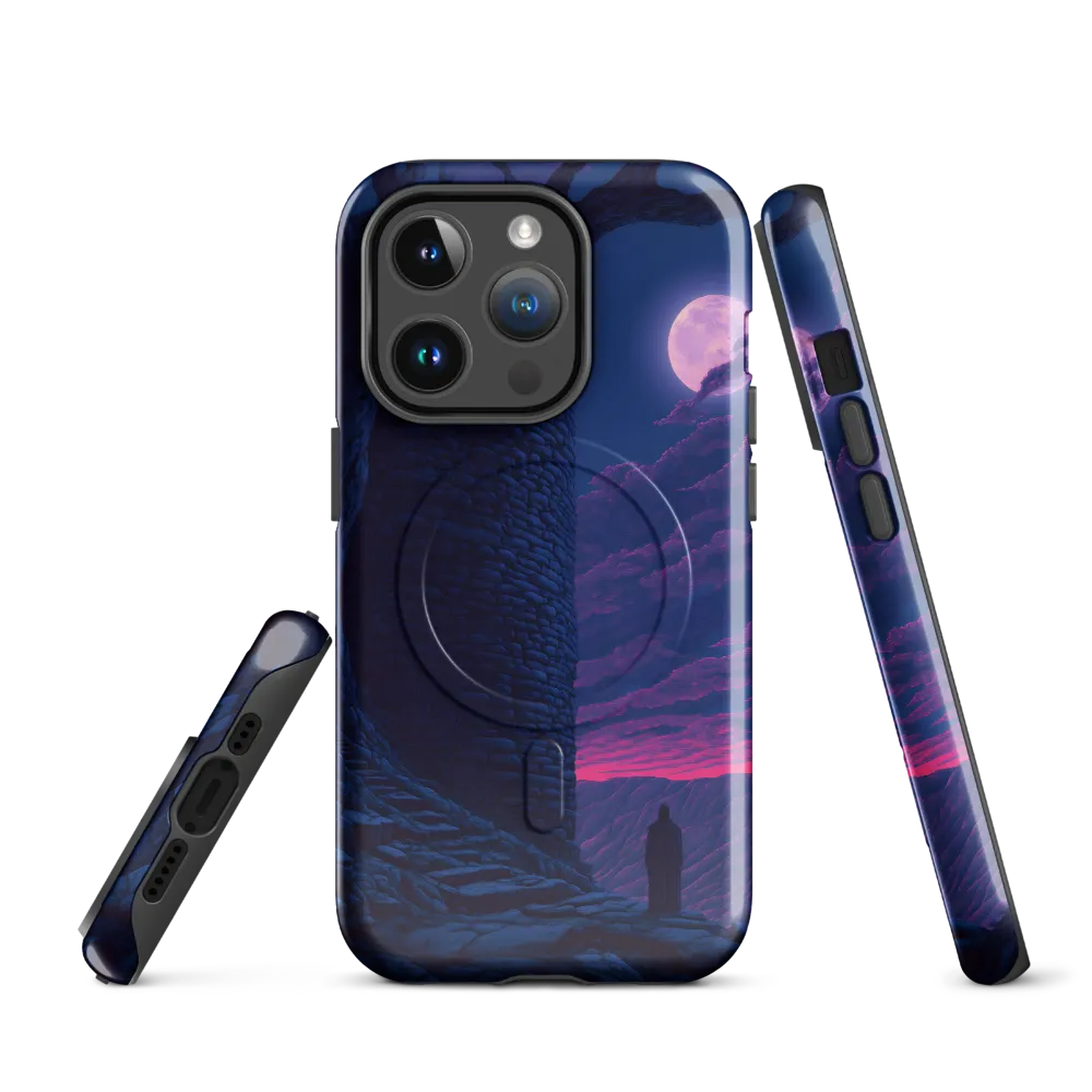 Moonlit Solitude | Phone Case |  14 Pro | MagSafe® Tough Case | Glossy