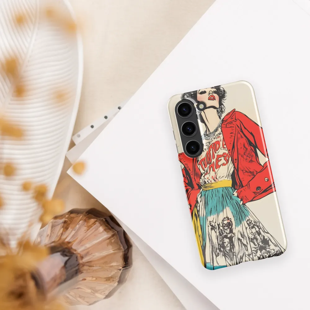 Vibrant Elegance: A Pop Art Fashion Statement