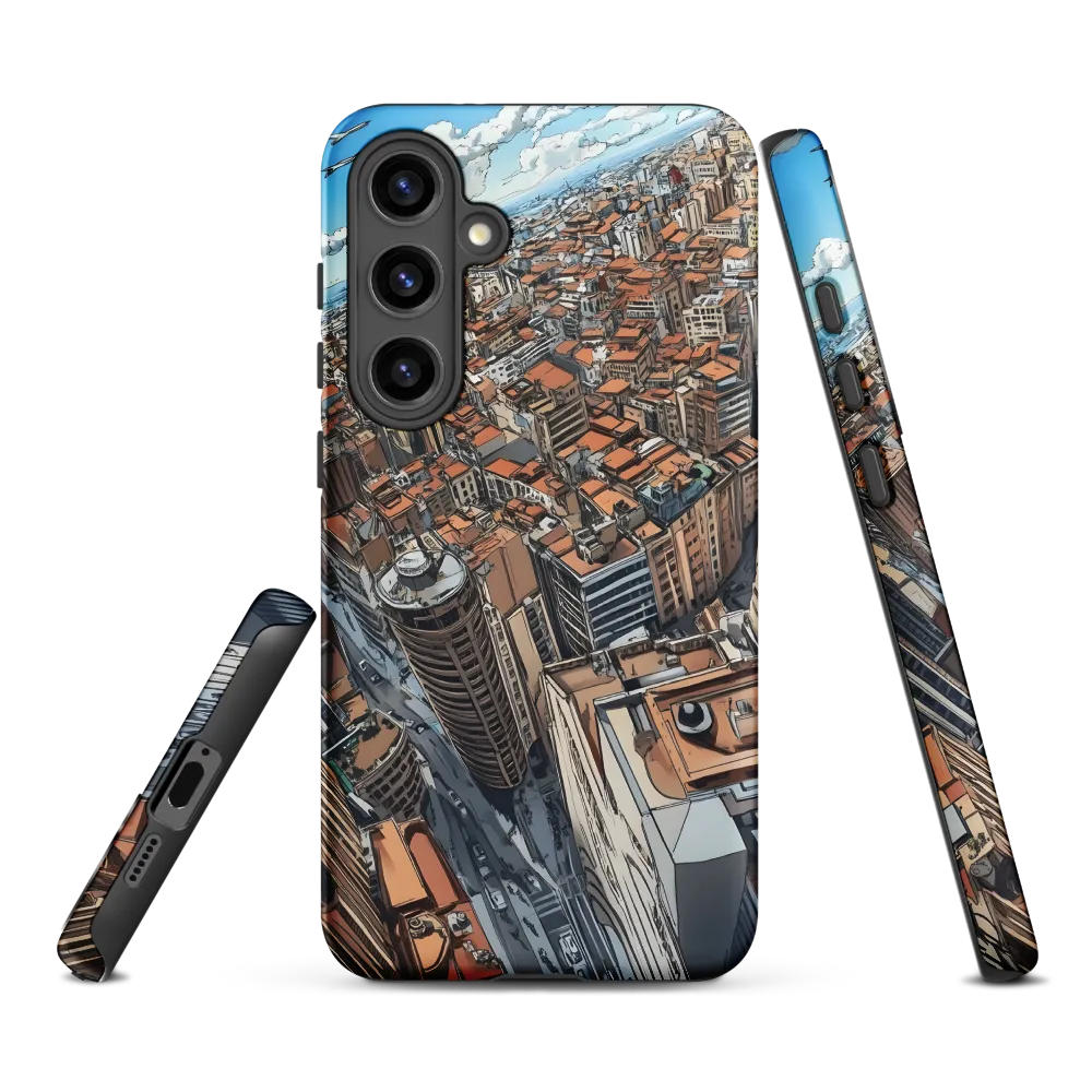 Aerial Symphony of Urban Life