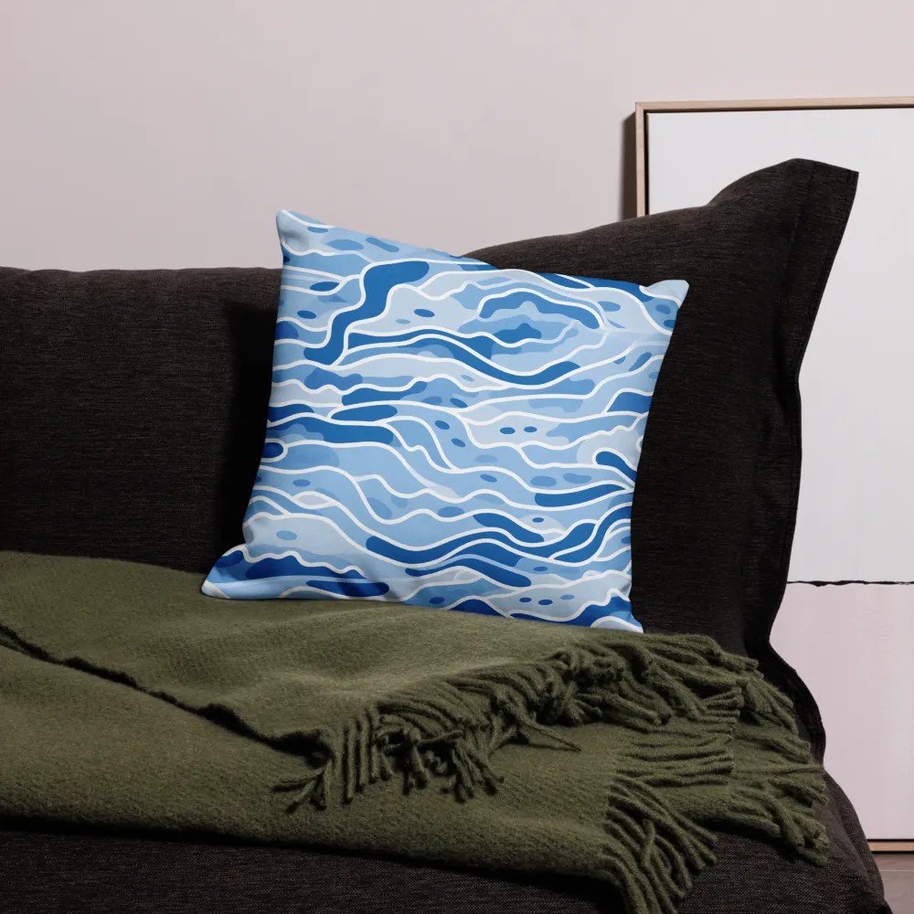 Fluid Harmony | Pillow Case | 18″×18″