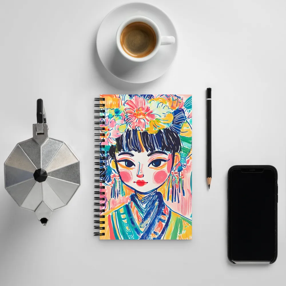 Blossoming Serenity | Spiral Notebook