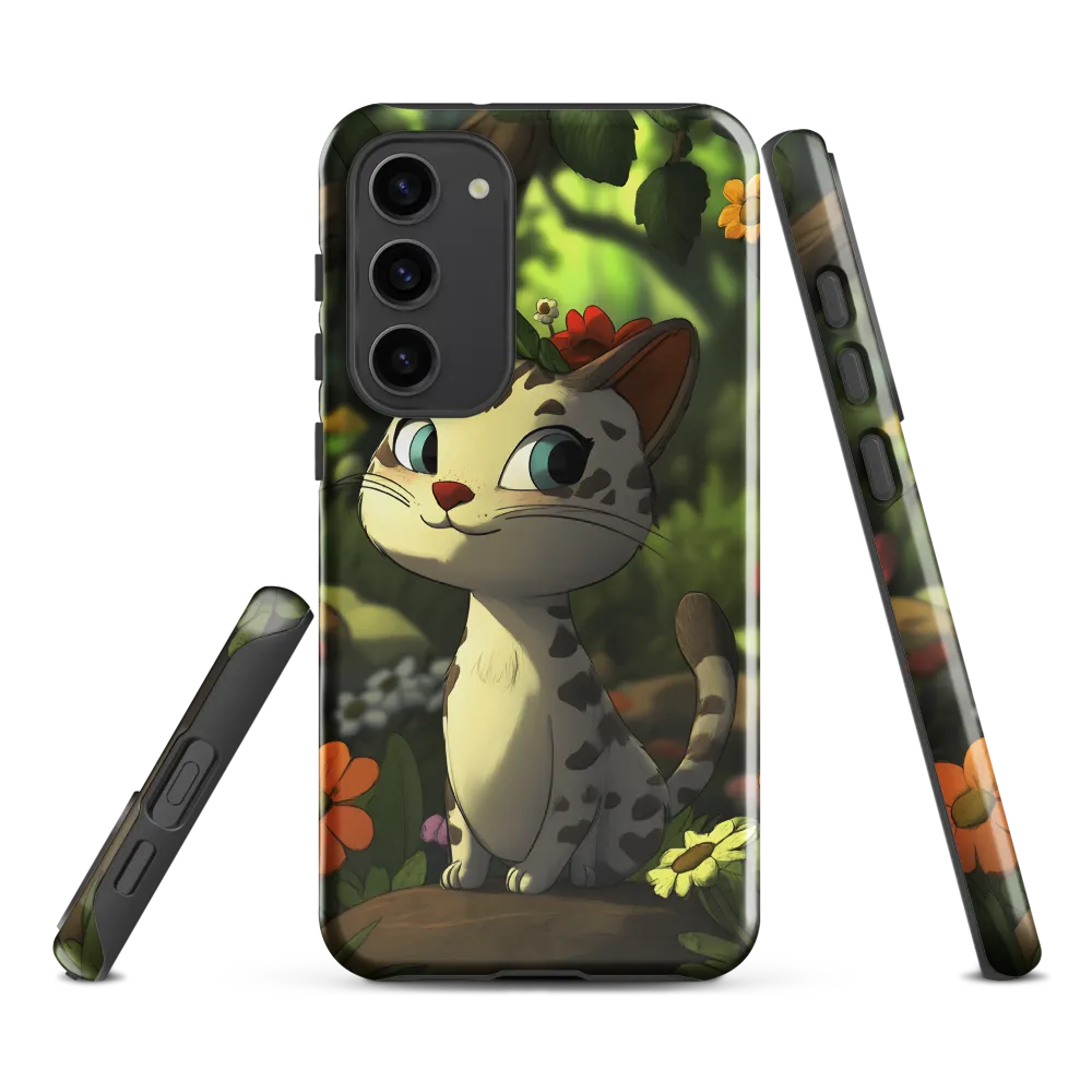 Whimsical Forest Cat