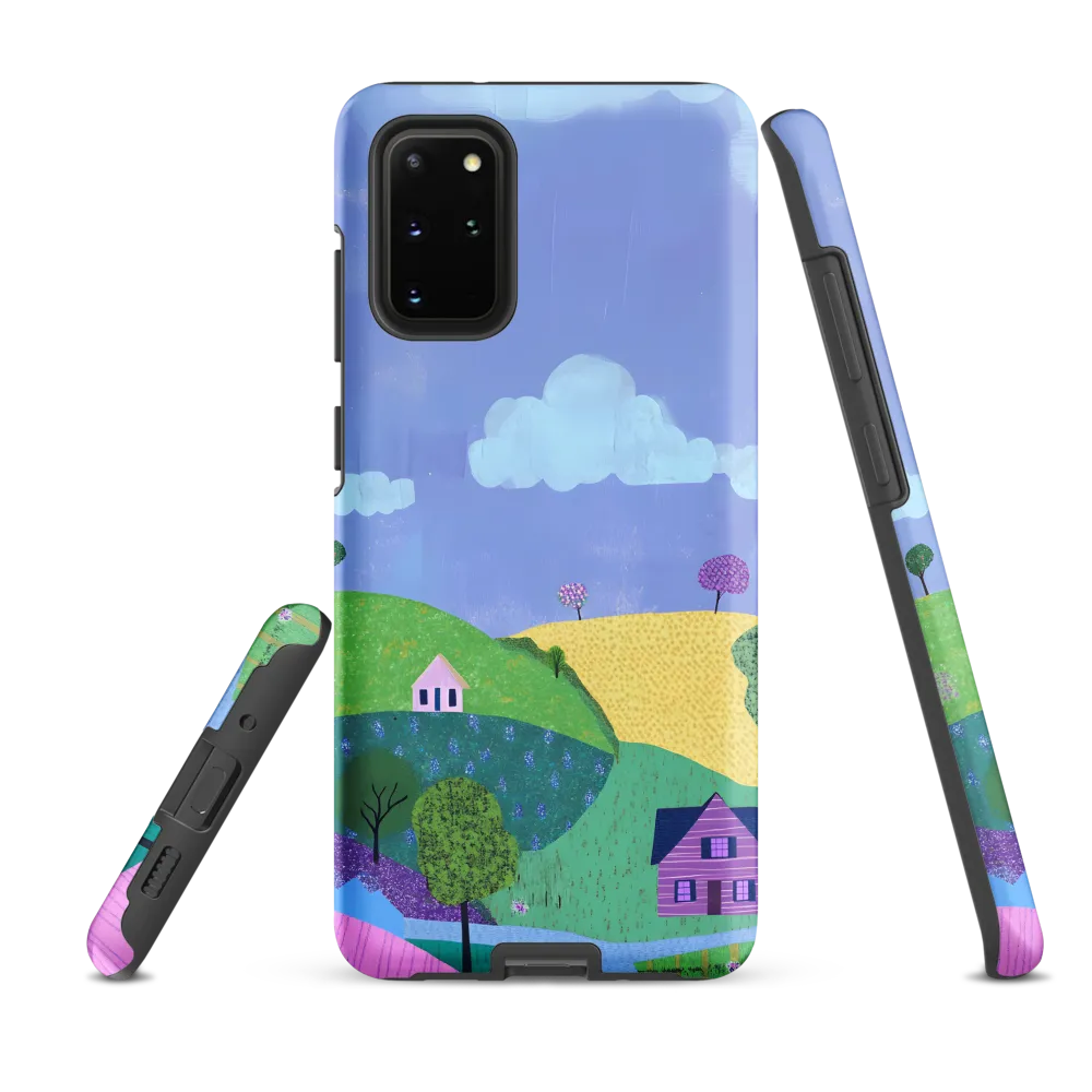 Whimsical Hills and Quaint Homes | Phone Case |  S20 Plus | Tough Case | Matte