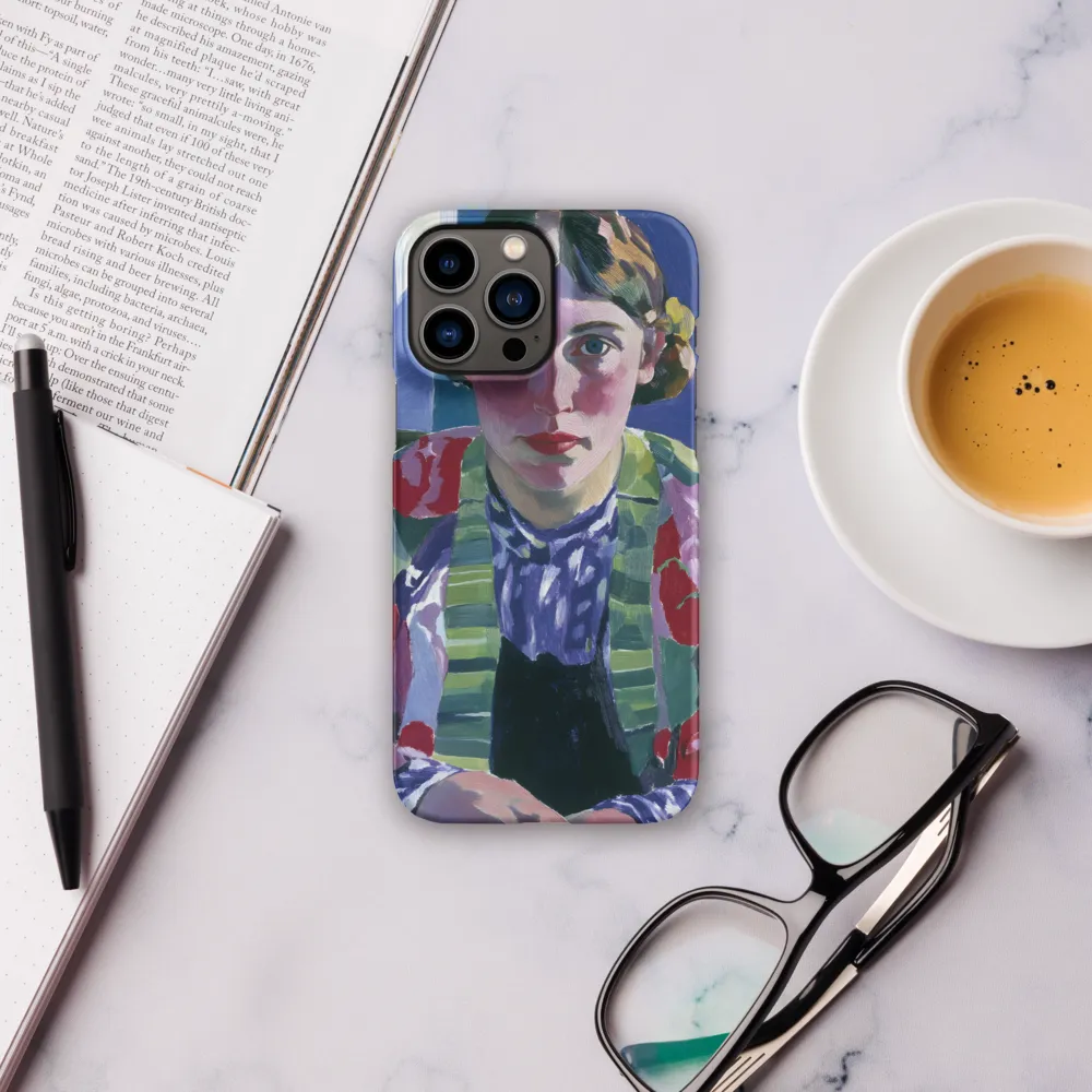 Vibrant Gaze: A Modernist Portrait