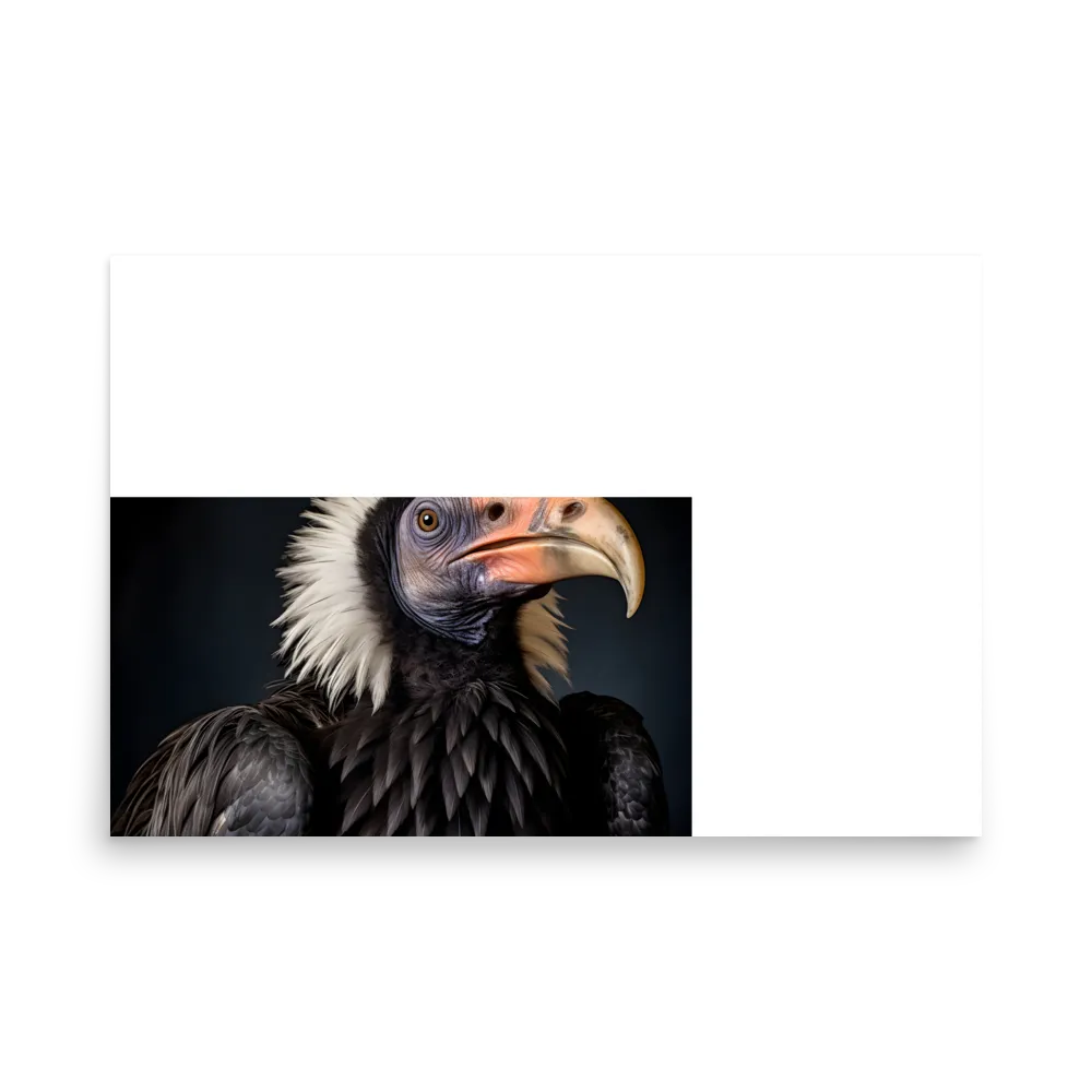 Majestic Vulture Portrait | Poster | 24″×36″