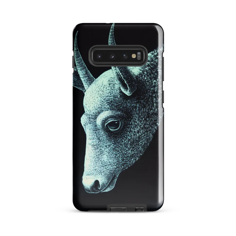 Ethereal Bull's Head | Phone Case |  S10 Plus | Tough Case | Glossy