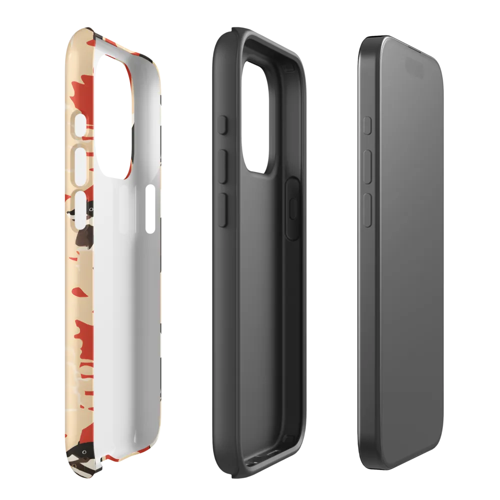 Wildlife Pattern: The Badger Tale | Phone Case |  15 Pro | Tough Case | Matte
