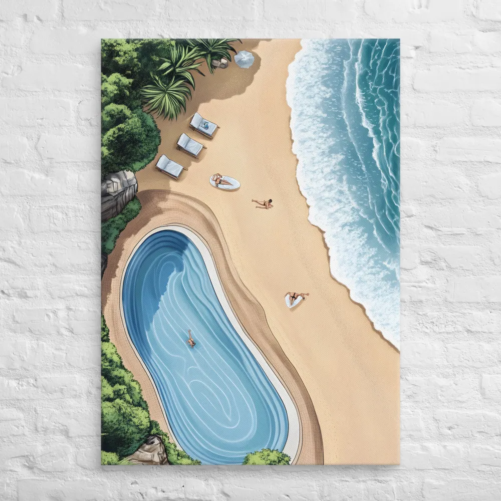 Serenity by the Shore | Canvas | 28″×40″