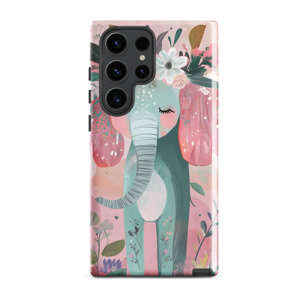 Whimsical Elephant in Bloom