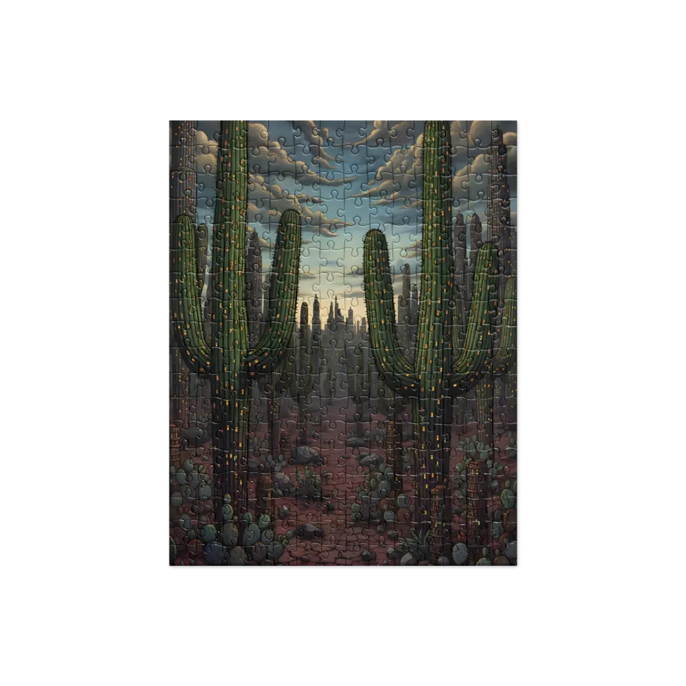 Cactus Metropolis 
 Jigsaw Puzzle