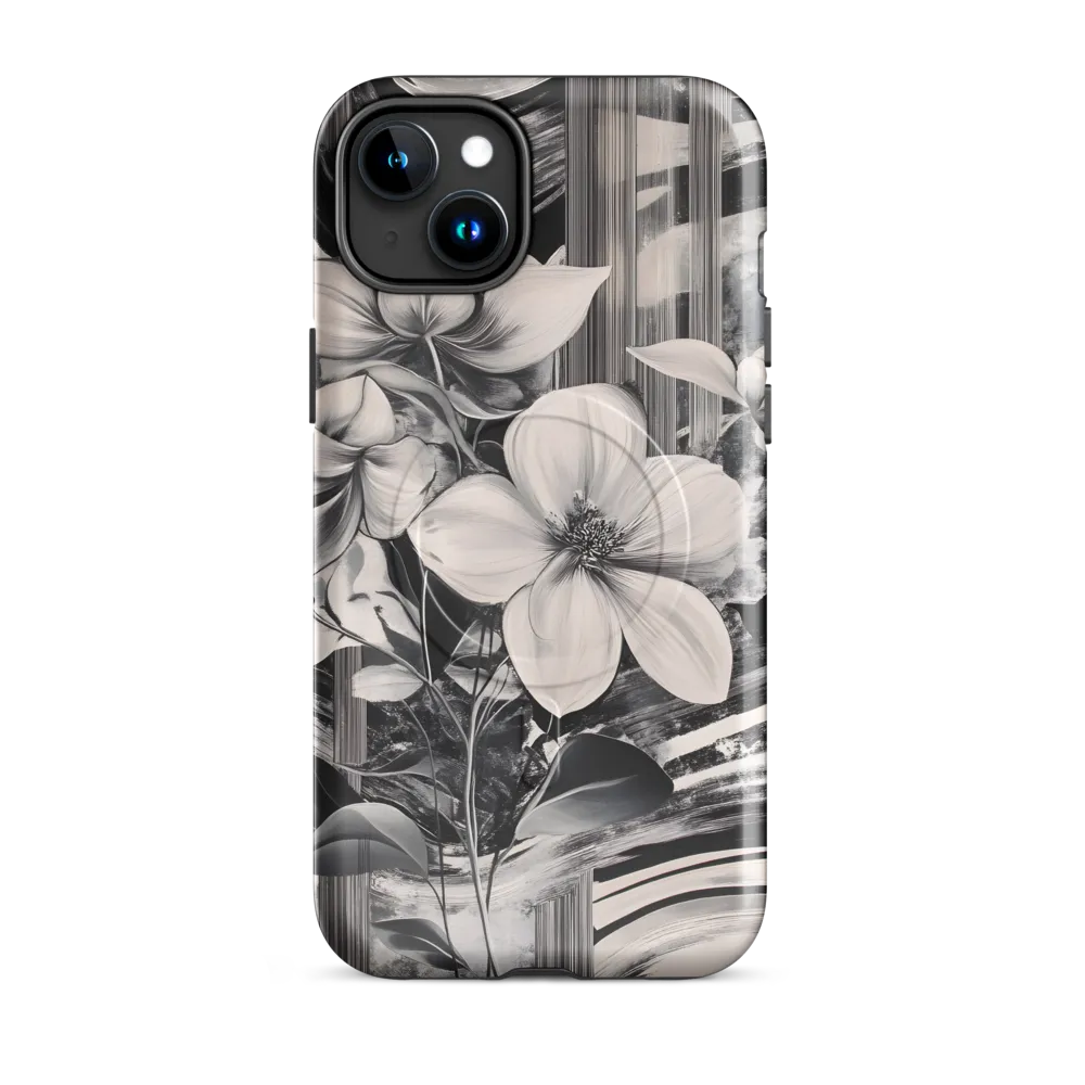 Ethereal Bloom: A Dance of Monochromes