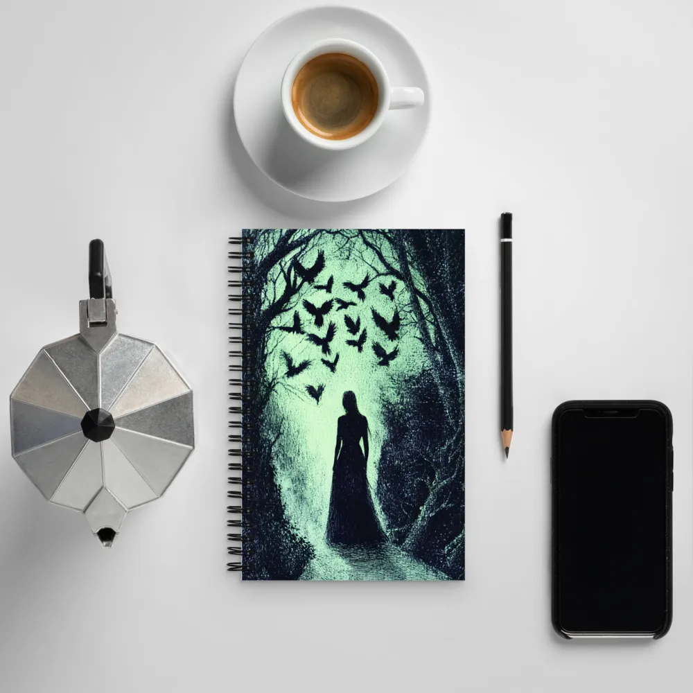 Whispers of the Night | Spiral Notebook