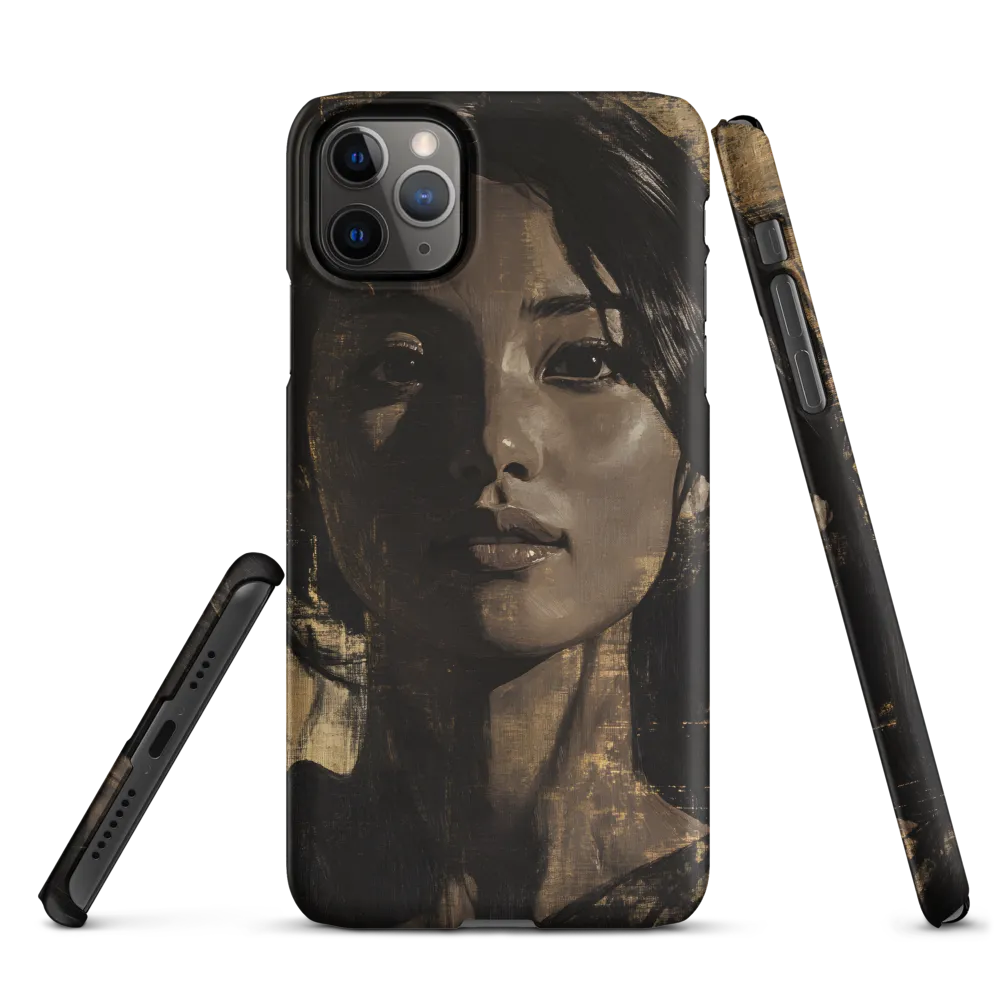 Golden Gaze: A Contemporary Portrait