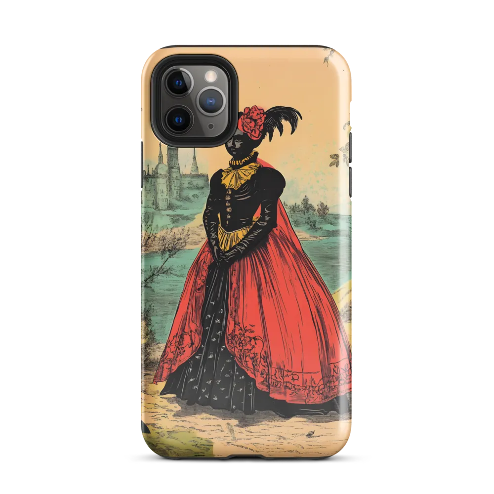 Elegance in Red and Gold | Phone Case |  11 Pro Max | Tough Case | Glossy