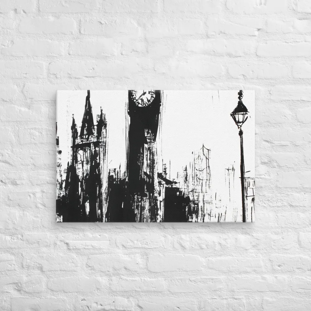 Clock Tower in Motion | Canvas | 20″×30″