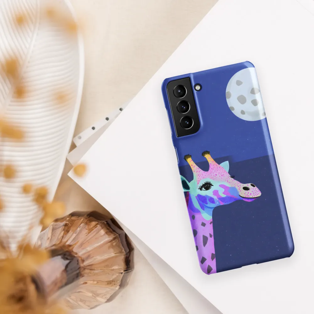 Whimsical Giraffe Under the Stars