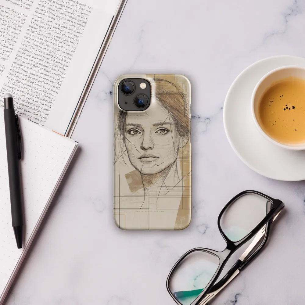 Geometric Elegance: A Modern Portrait