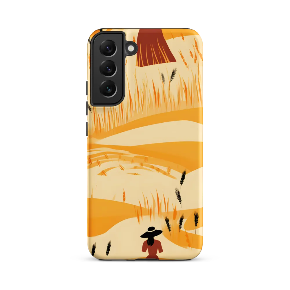 Embracing the Fields: A Floral Journey | Phone Case |  S22 Plus | Tough Case | Matte