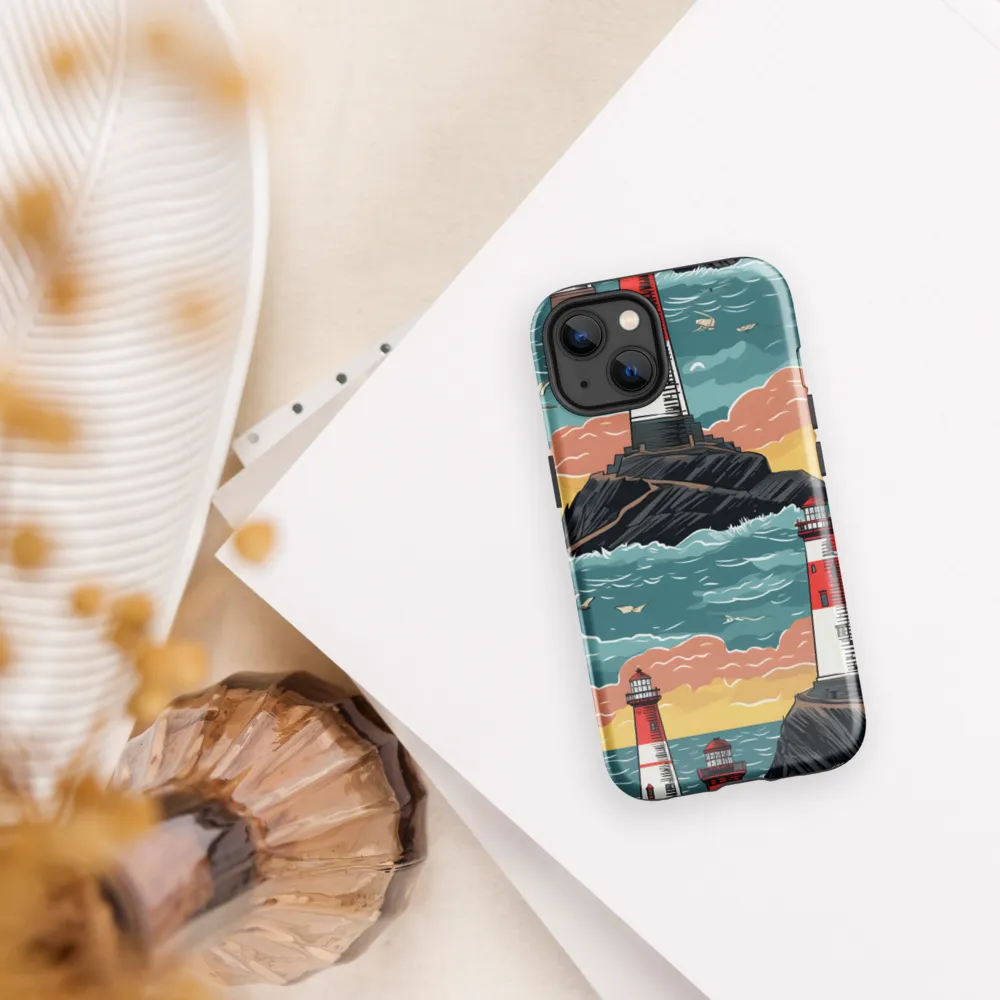 Lighthouses in a Whimsical Ocean