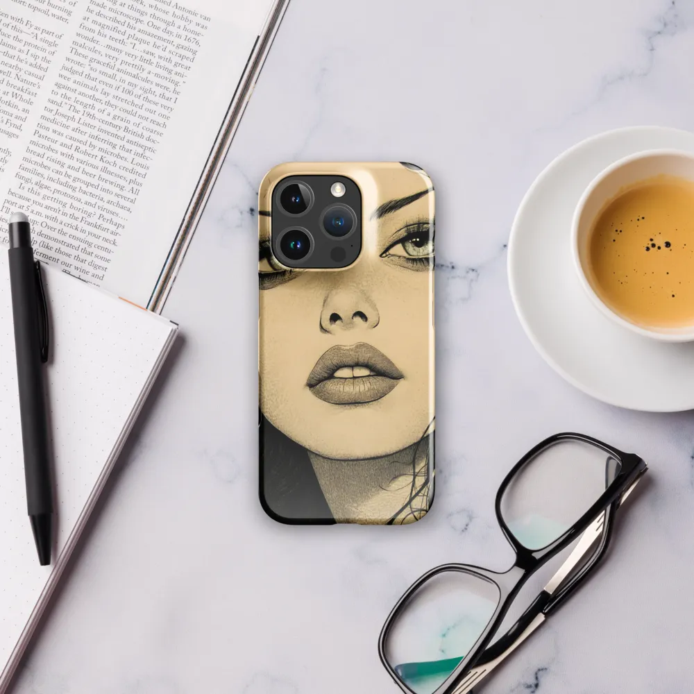 Enigmatic Gaze | Phone Case |  16 Pro | Snap Case | Glossy