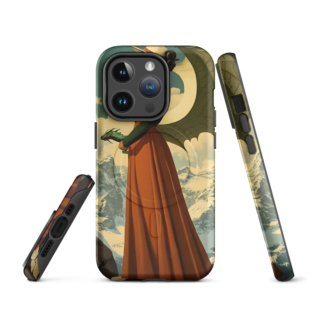 Mystic Harmony: The Dragon Keeper | Phone Case |  14 Pro | MagSafe® Tough Case | Matte