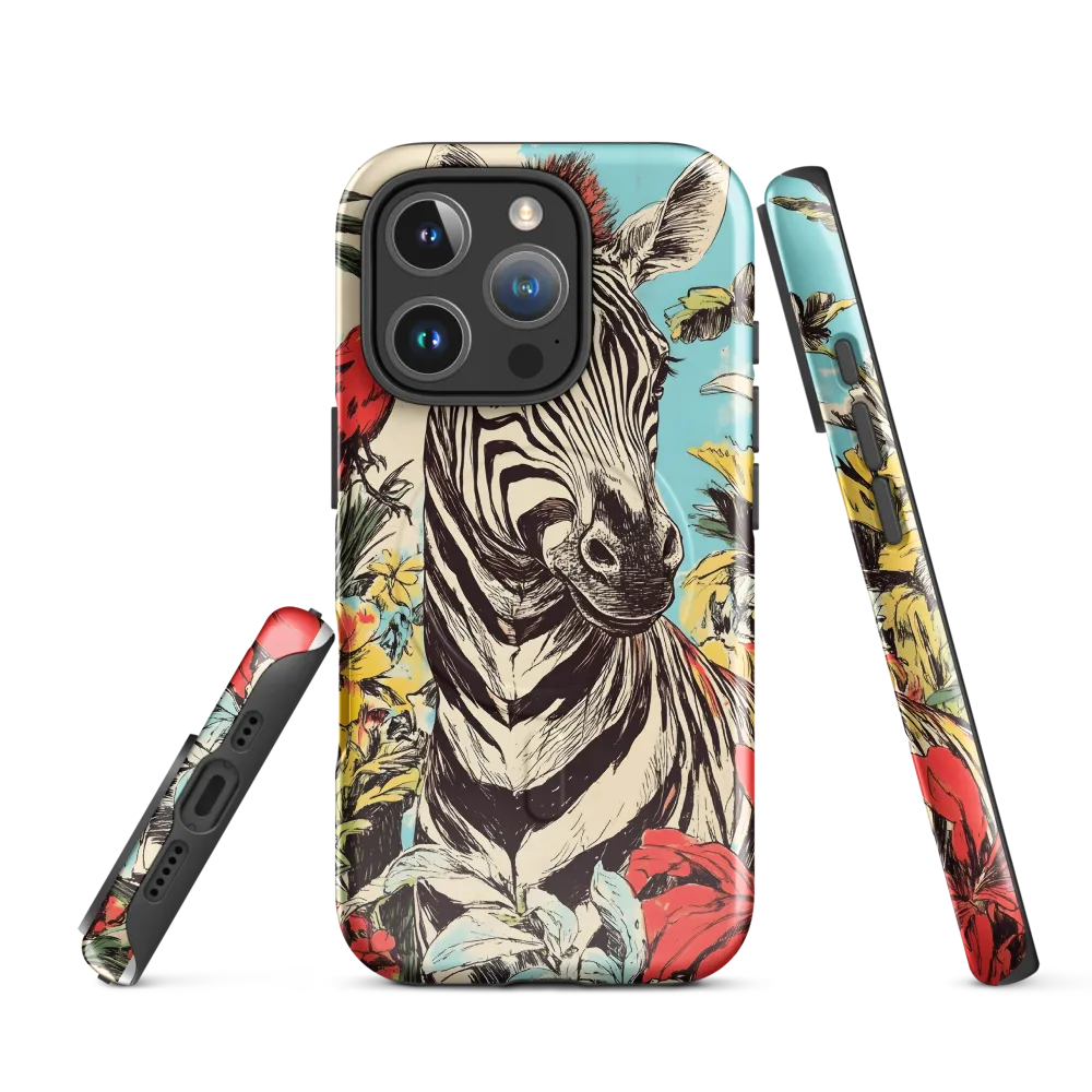 Zebra in Tropical Reverie