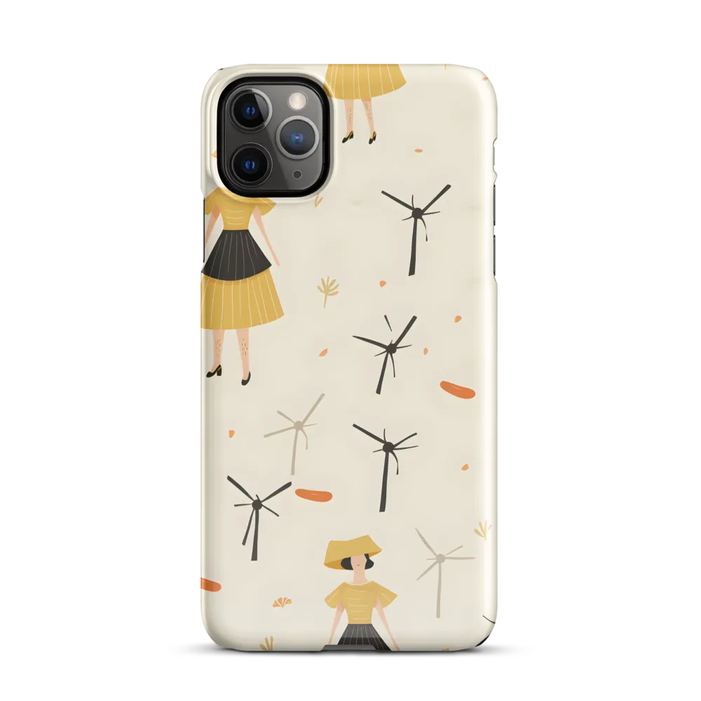 Whimsical Patterns of Nature and Femininity | Phone Case |  11 Pro Max | Snap Case | Glossy