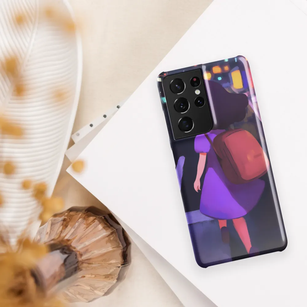 Wandering Through Neon Dreams | Phone Case |  S21 Ultra | Snap Case | Glossy