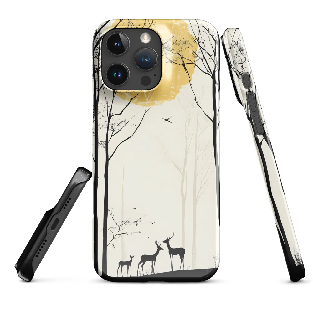 Silhouetted Serenity | Phone Case |  16 Pro Max | Snap Case | Glossy