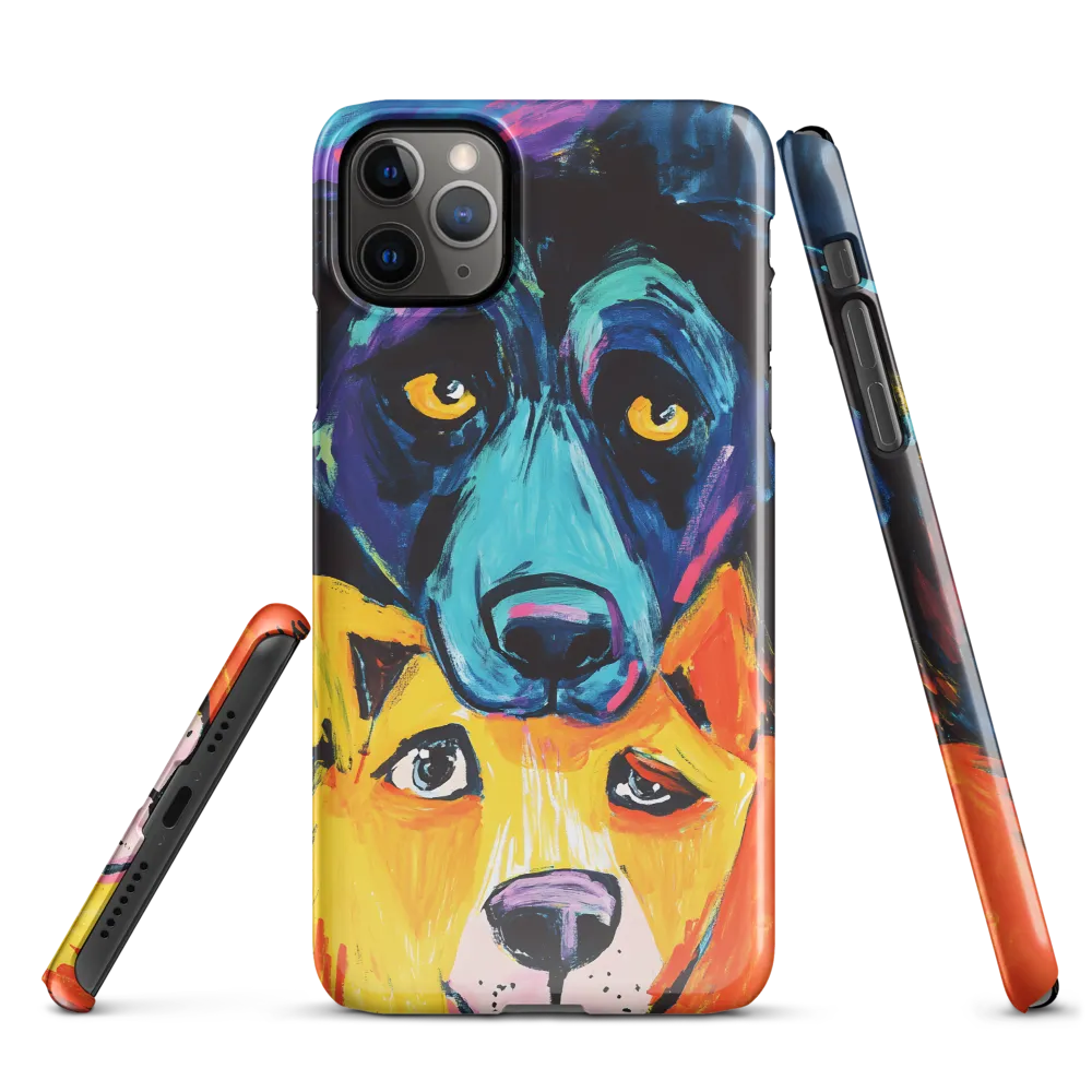 Vibrant Companions: An Expression of Canine Spirit | Phone Case |  11 Pro Max | Snap Case | Glossy