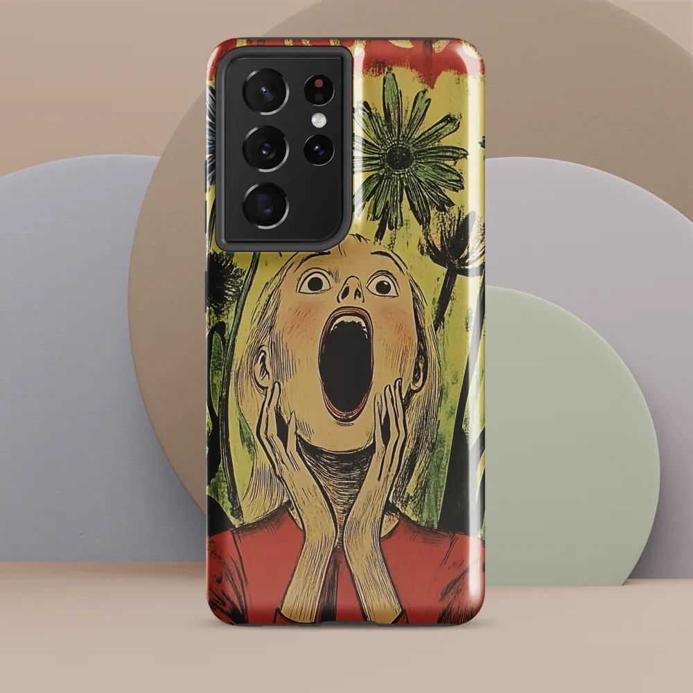 The Echo of Panic | Phone Case |  S21 Ultra | Tough Case | Glossy