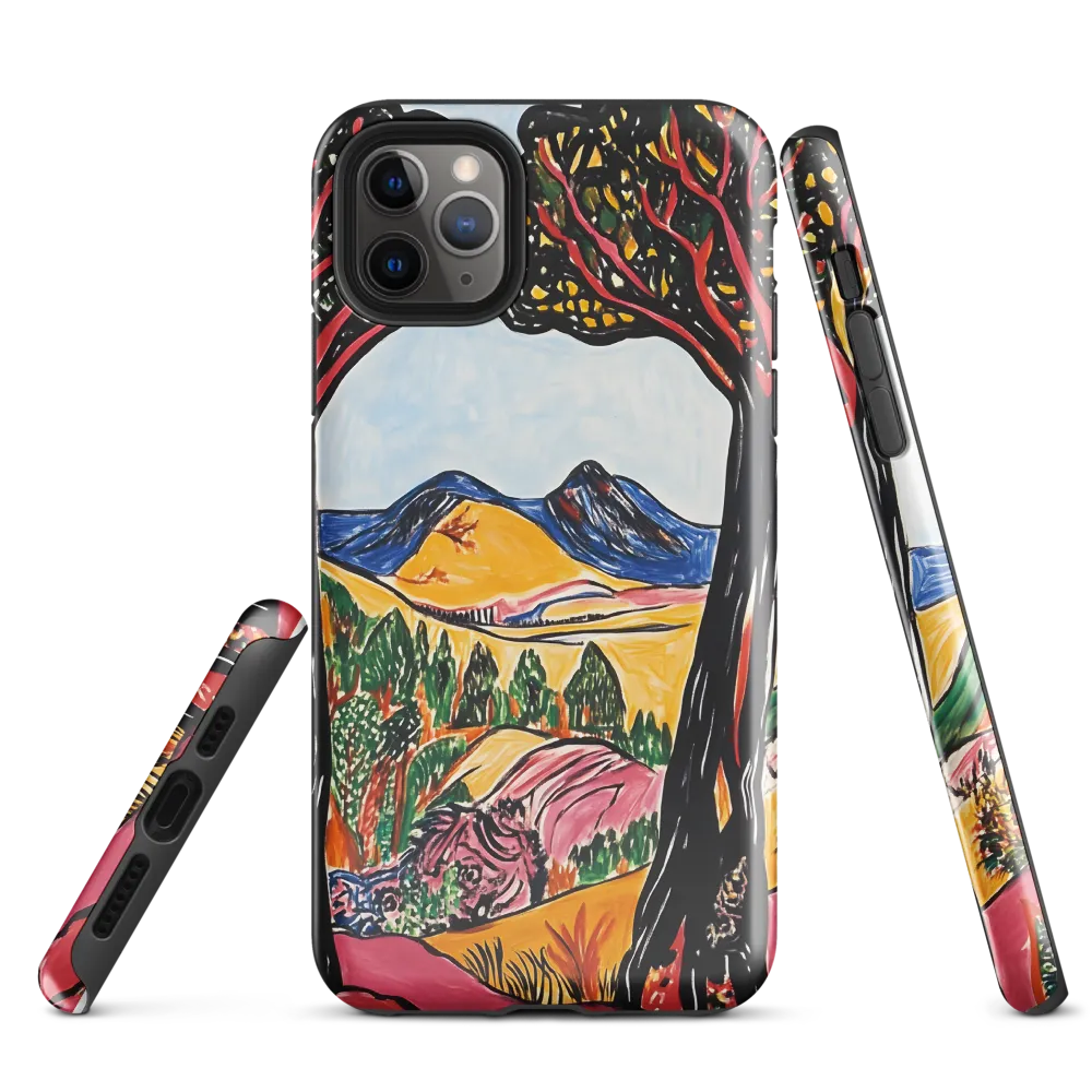 Vibrant Nature's Embrace | Phone Case |  11 Pro Max | Tough Case | Glossy