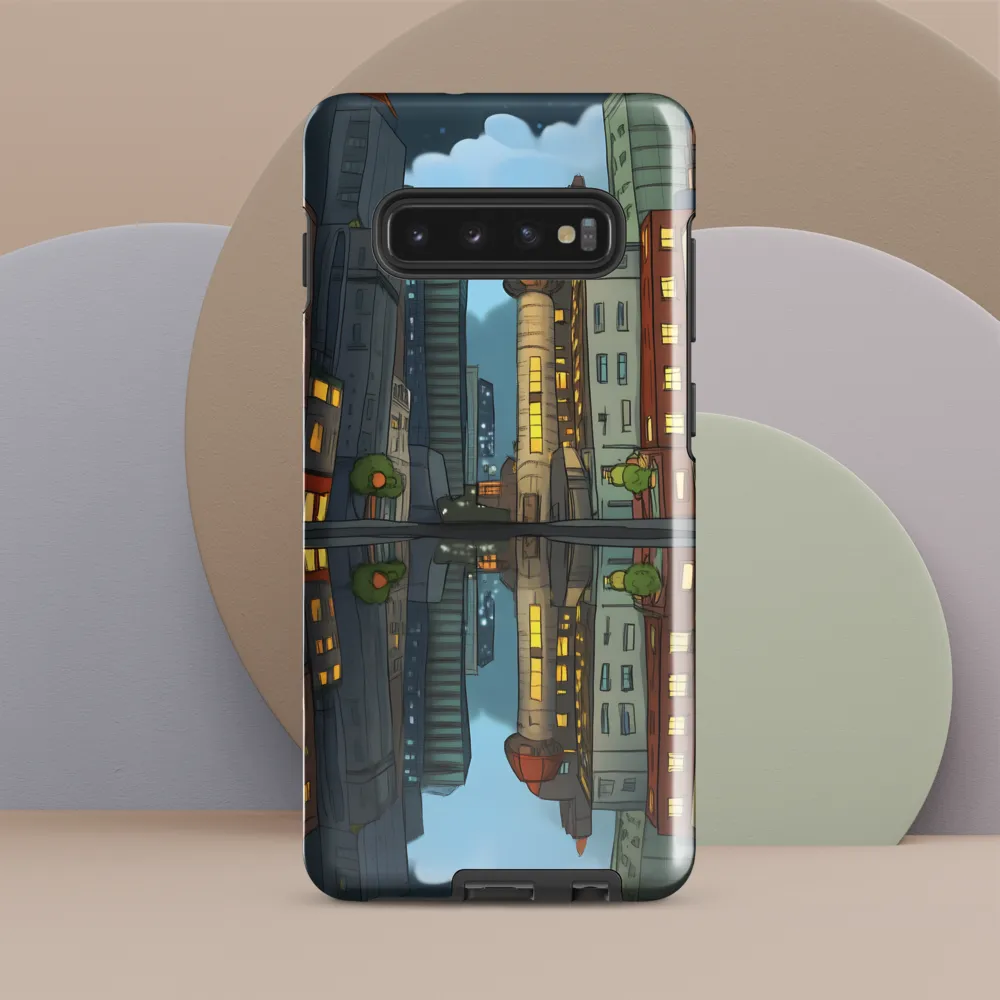 Reflections of a Serene City | Phone Case |  S10 Plus | Tough Case | Glossy