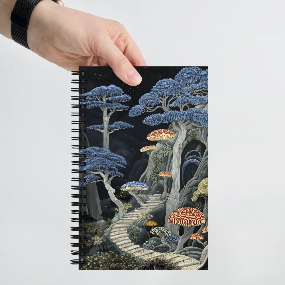 Mushroom Dreamscape | Spiral Notebook