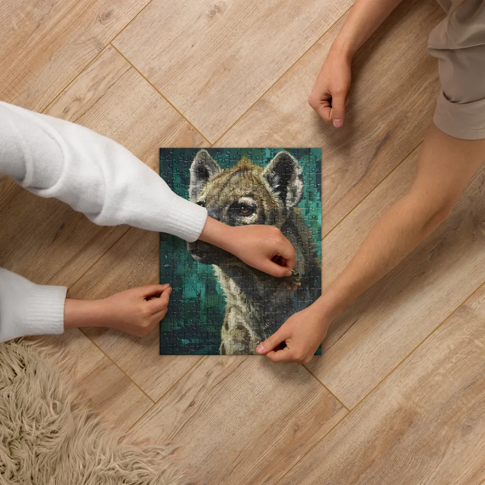 Watchful Hyena 
 Jigsaw Puzzle