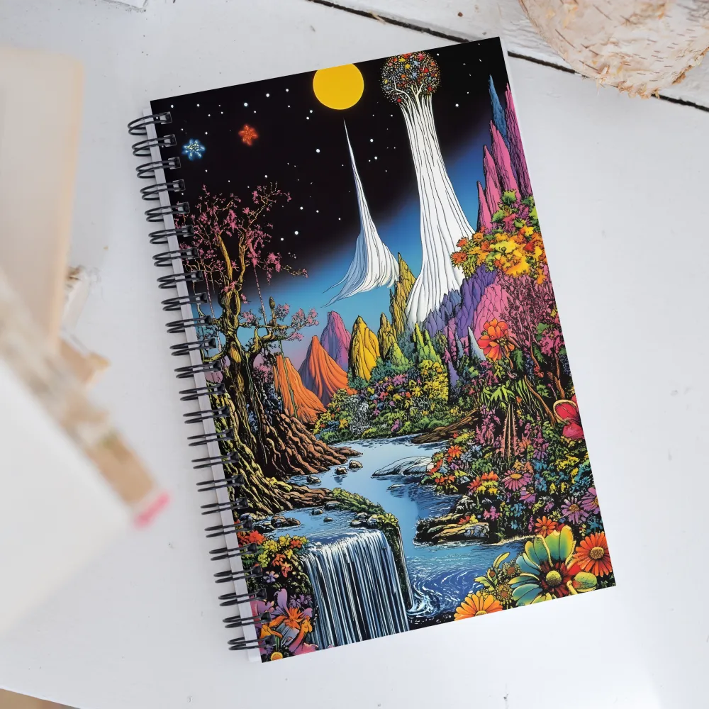 Celestial Serenity | Spiral Notebook