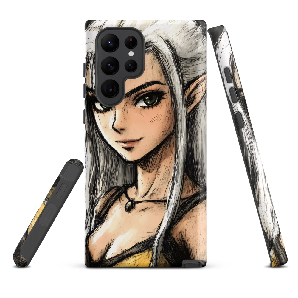 Ethereal Elegance: The Elf's Portrait