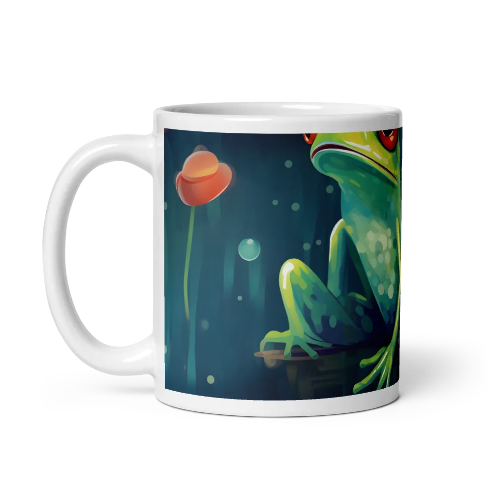 Playful Frogs in a Lush Pond | Mugs | Multiple Sizes & Colors